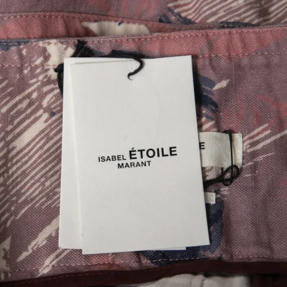 Isabel Marant Pre-owned Cotton bottoms Purple Dames