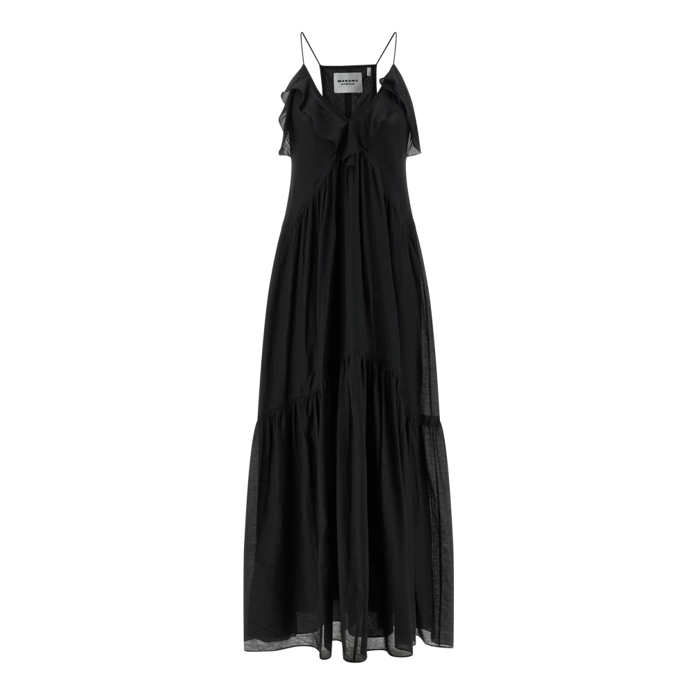 Marant Étoile Women's Black Maxi Dresses, Xs, Long Vasma Dress