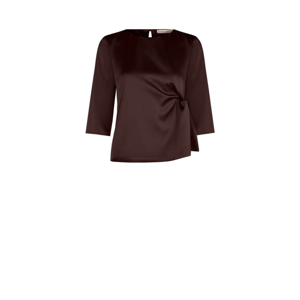 RINASCIMENTO Elegante blouse Herfst Winter Collectie Brown Dames
