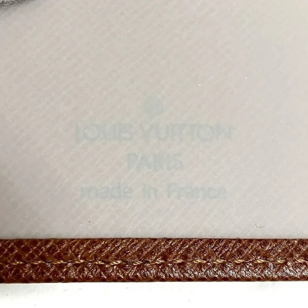 Louis Vuitton Vintage Pre-owned Leather home-office Brown Dames