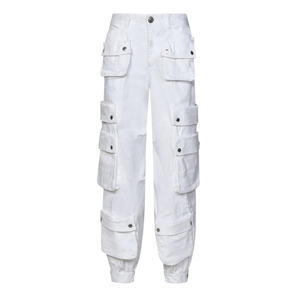 Dsquared2 Trousers White Dames