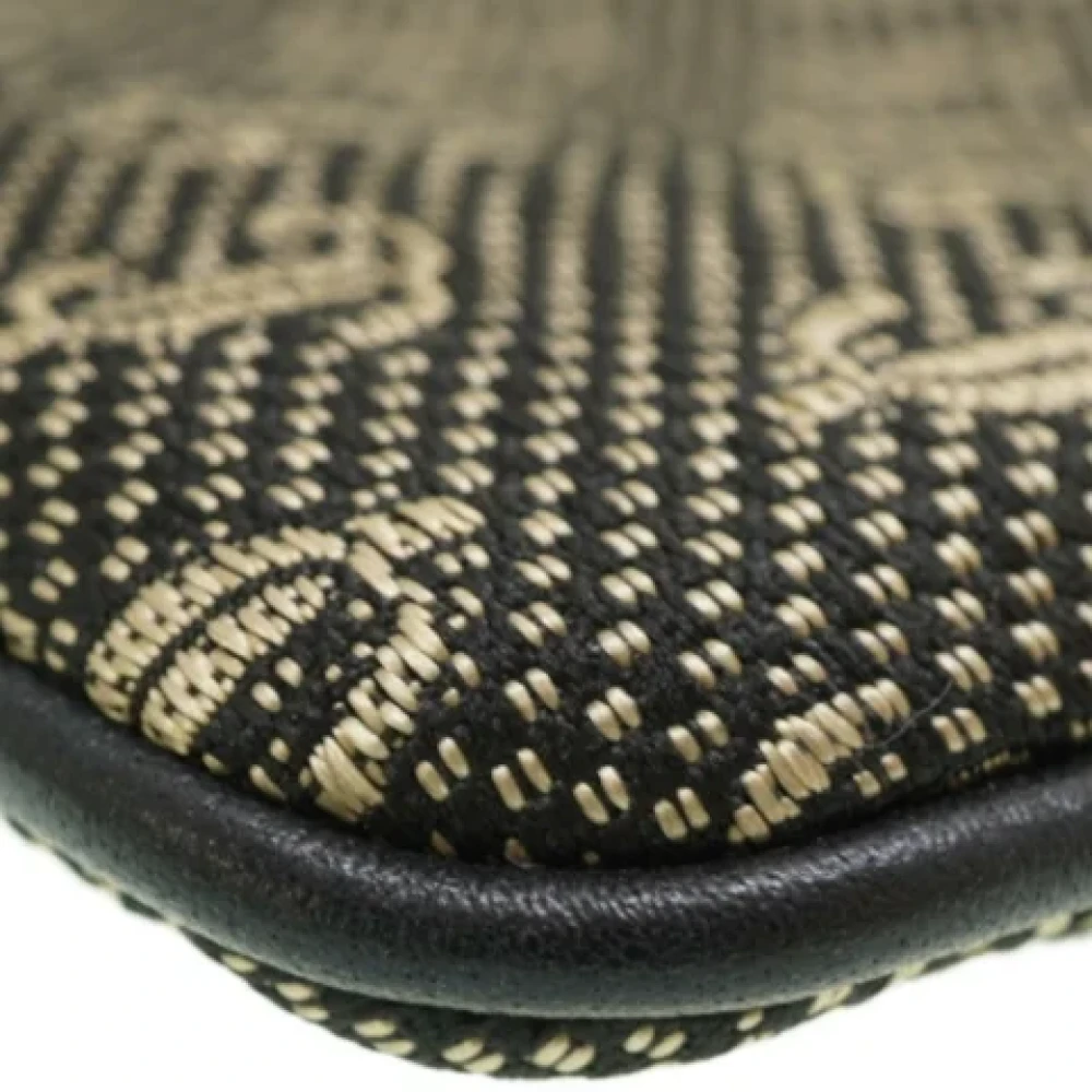 Jimmy Choo Pre-owned Fabric shoulder-bags Brown Dames