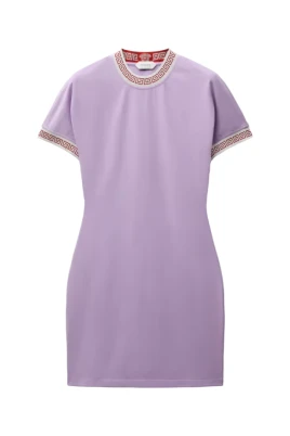 Jacquard Stretch Cotton-Jersey Mini Dress