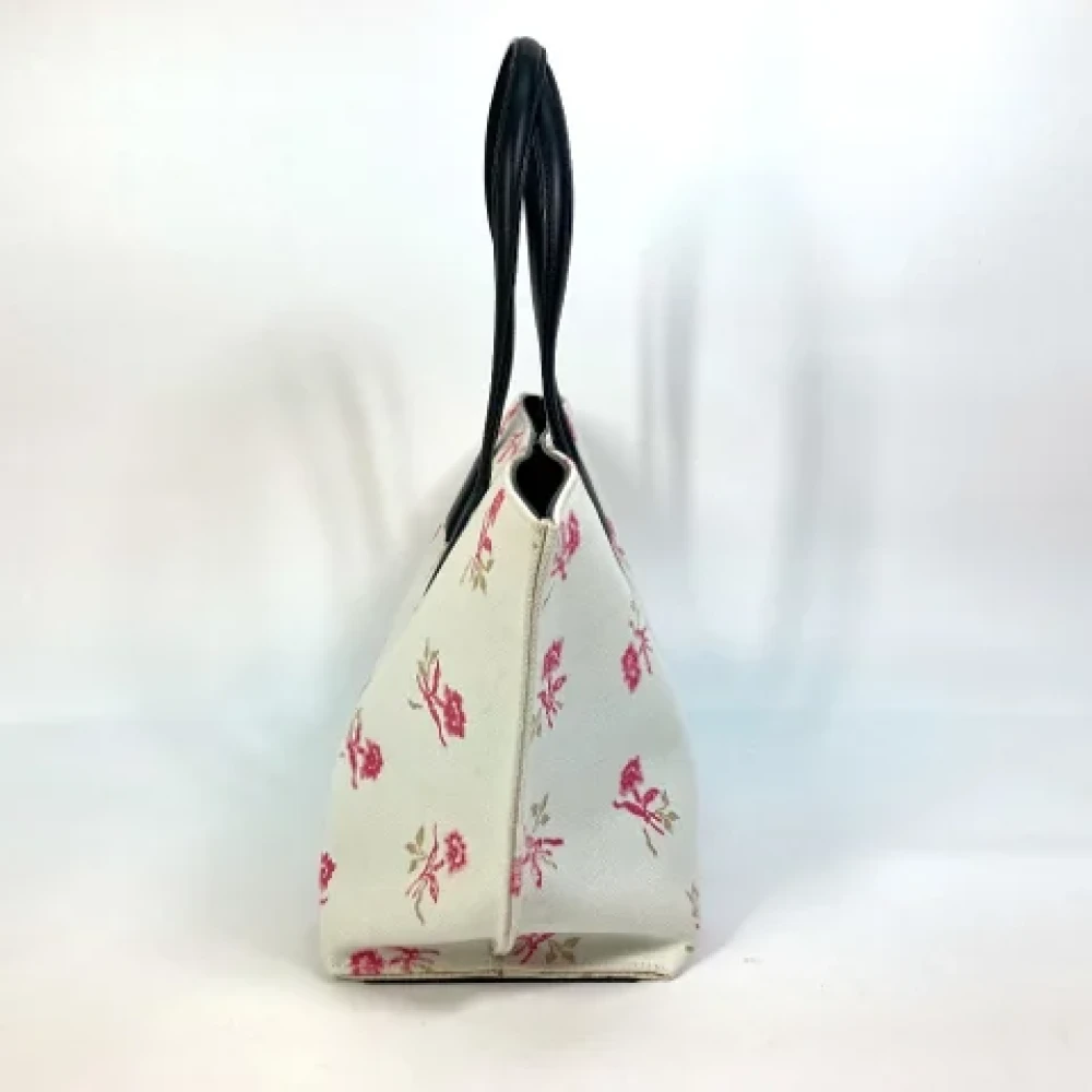 Loewe Pre-owned Fabric handbags White Dames