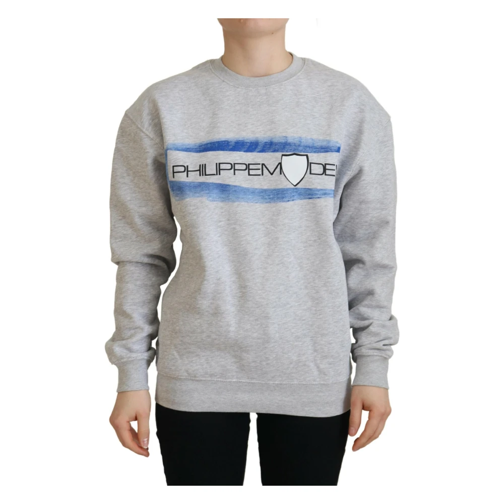 Philippe Model , Sweatshirts, Male, Gray, Xs, Long Sleeve Jumper