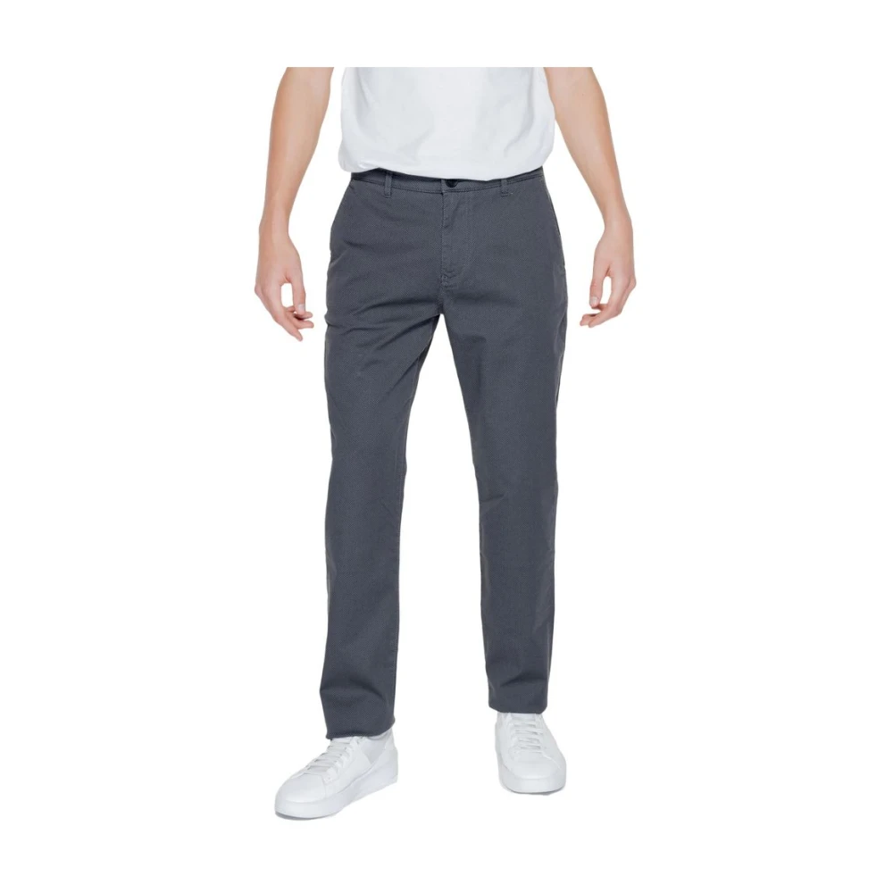 Armani Exchange Men's Gray Slim-Fit Trousers, W29, 3Dzp14 Znvnz Trousers