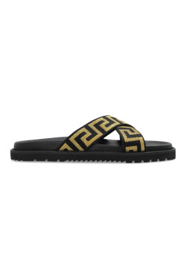 sandales-noires-a-bride-croisee-motif-greca