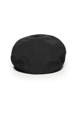 black-linen-hats-with-visor