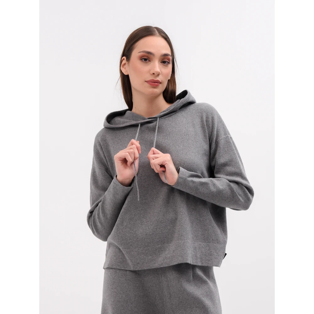 RRD Toni Up Hoodie Sweatshirt Gray Dames