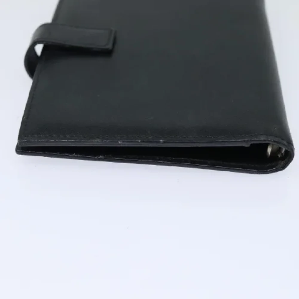 Gucci Vintage Pre-owned Leather home-office Black Dames