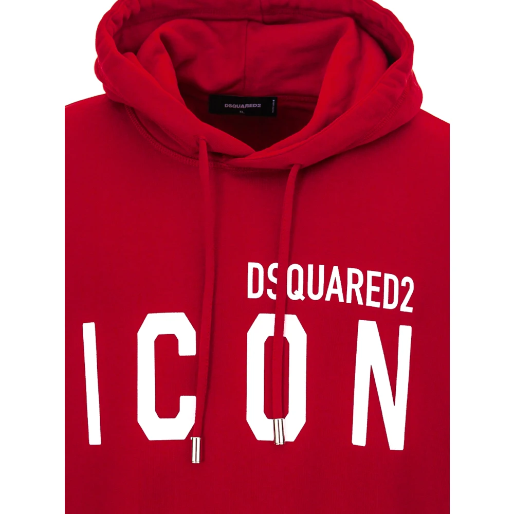 Dsquared2 Iconische Oversized Sweater Red Heren