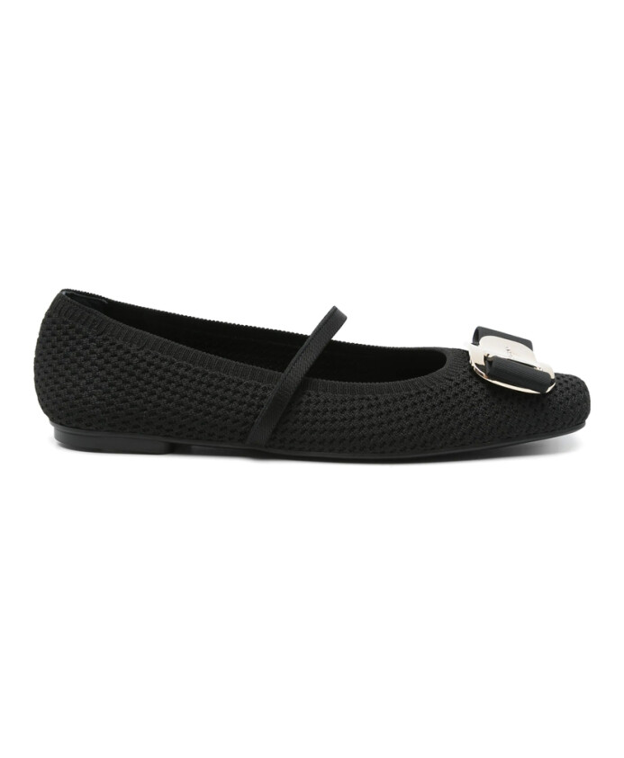 black-elasticated-strap-flat-shoes