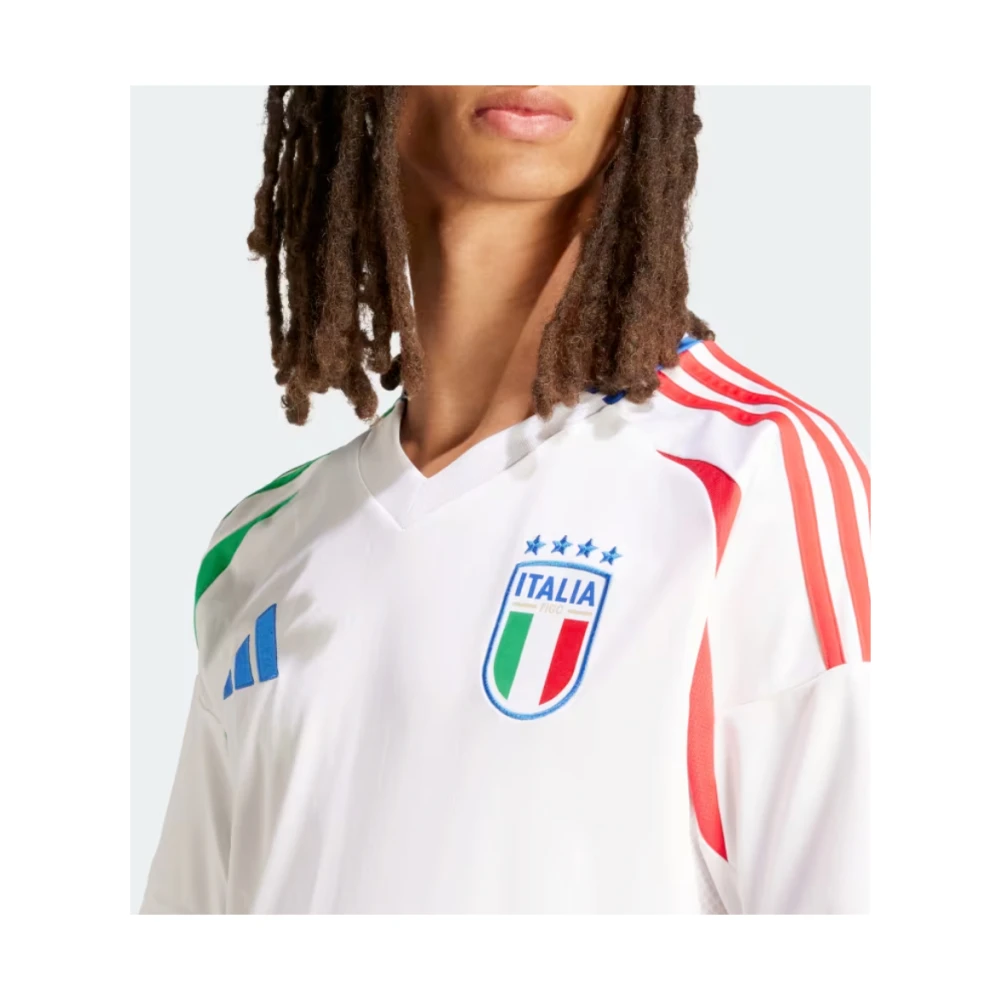 Adidas Italië Uitshirt Wit Groen Rood White Heren