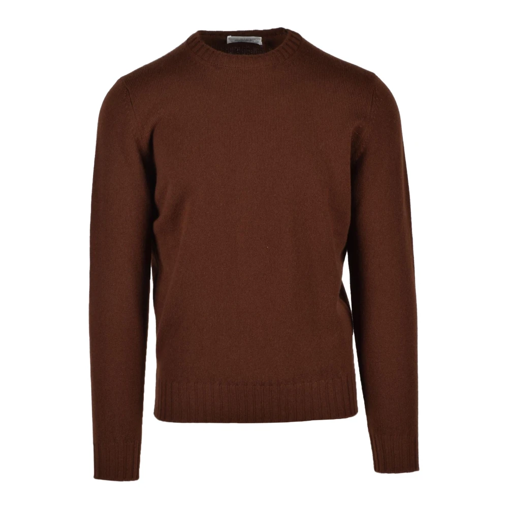 Filippo De Laurentiis Luxe Wol Kasjmier Trui Brown Heren