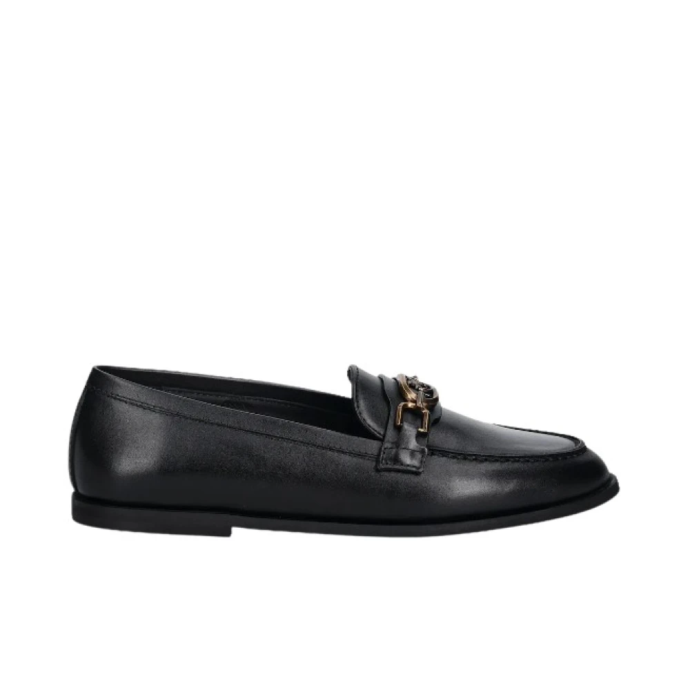 Pinko Women's Black Naty 05 Loafer - Loafers - 7 Uk - Shoes