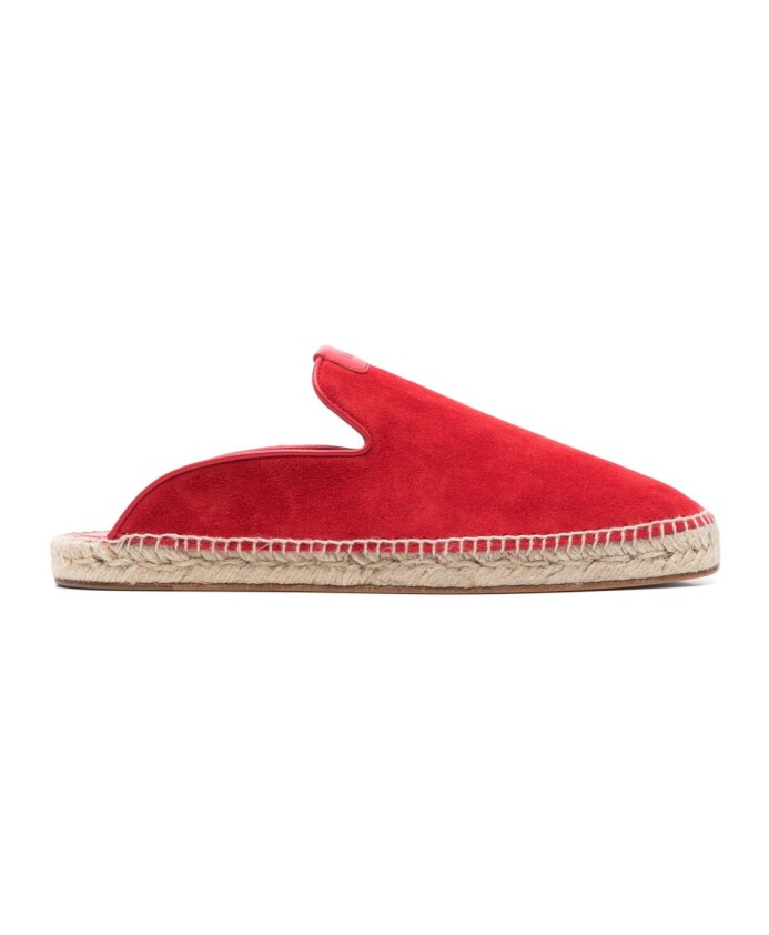 red-braided-raffia-flat-shoes