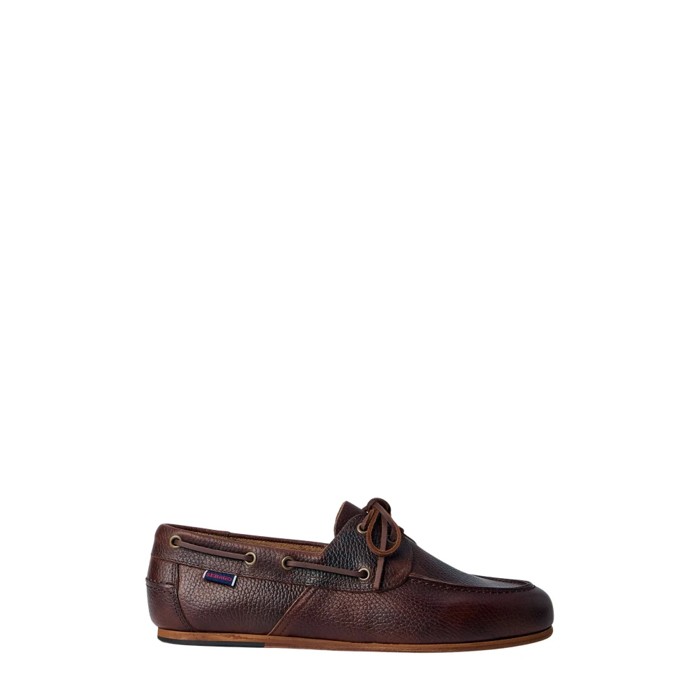 Sebago Men's Brown Boat Shoes, 8 1/2 Uk, Owen Lace Ups