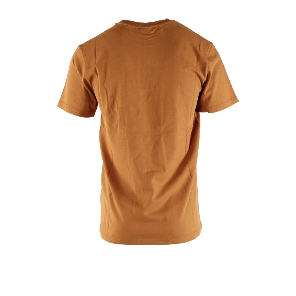 Fila Heren Bruine Katoenen T-shirt Brown Heren