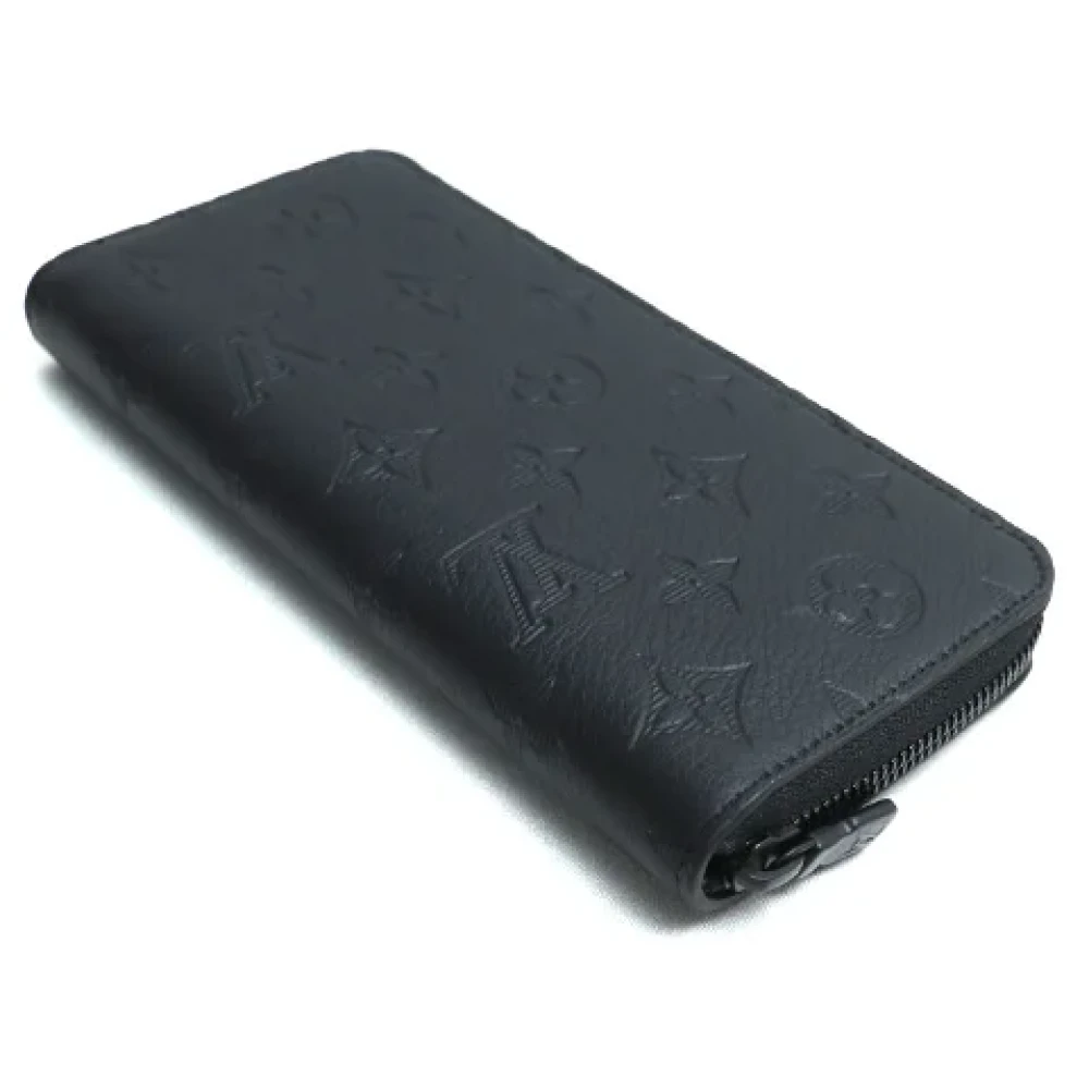 Louis Vuitton Vintage Pre-owned Leather wallets Black Dames
