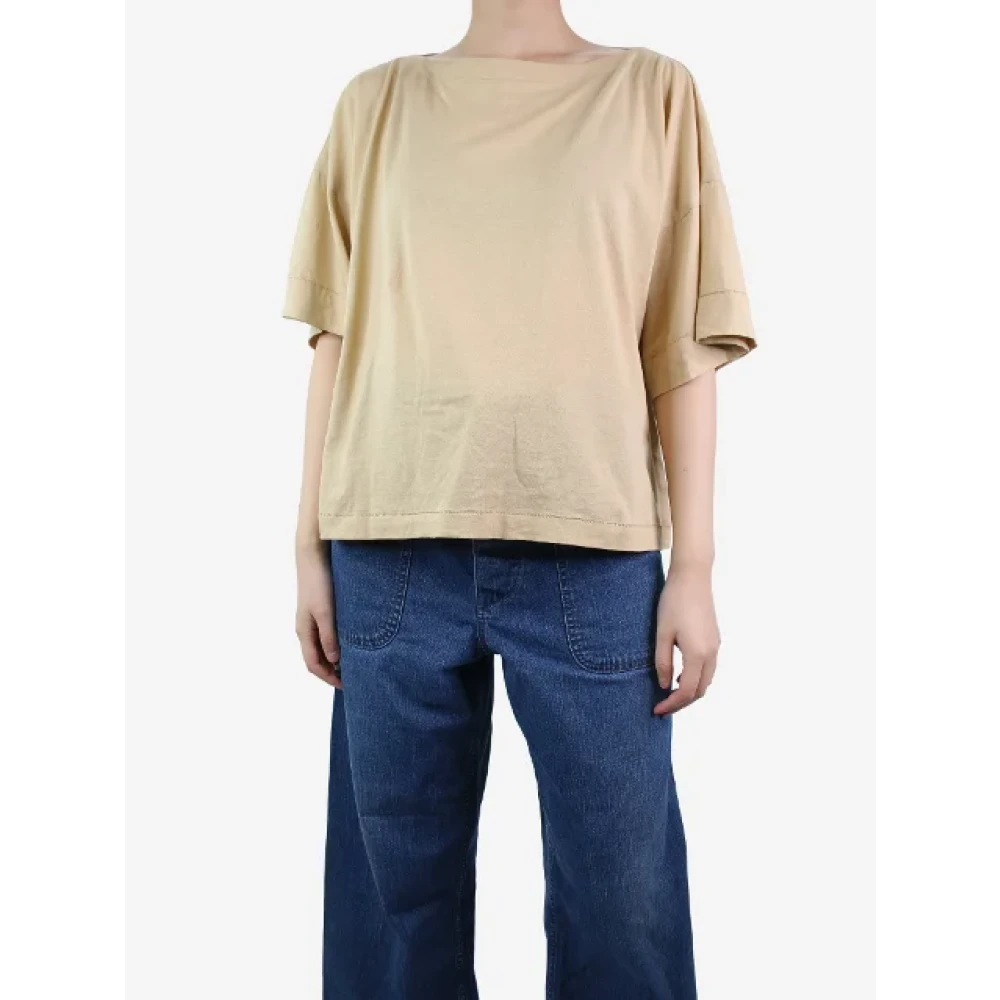 Marni Pre-owned Cotton tops Beige Dames