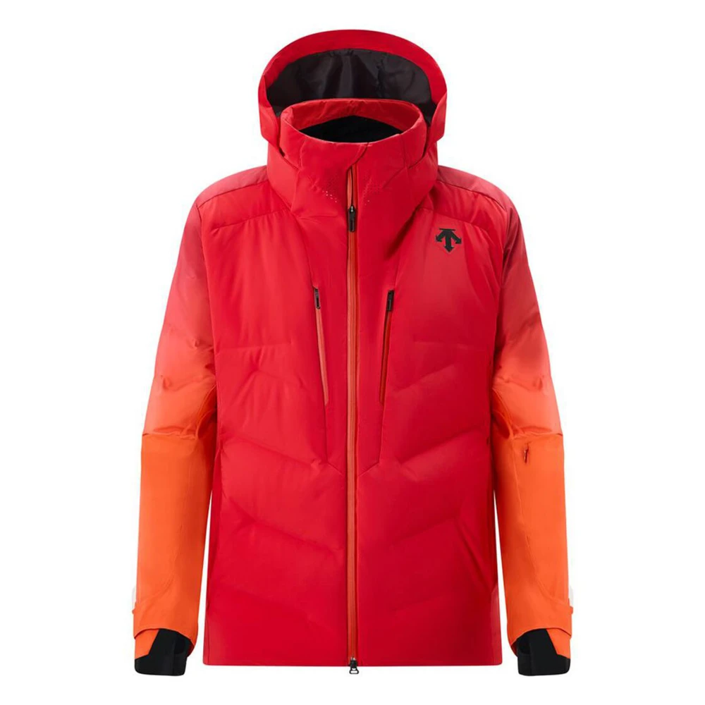 Descente Warme Winter Donsjas Red Heren