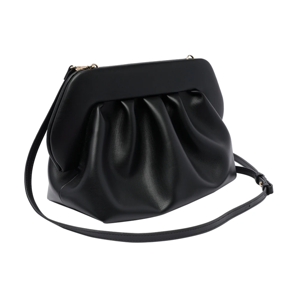 THEMOIRè Zwarte Moire Tassen voor Stijlvolle Look Black Dames