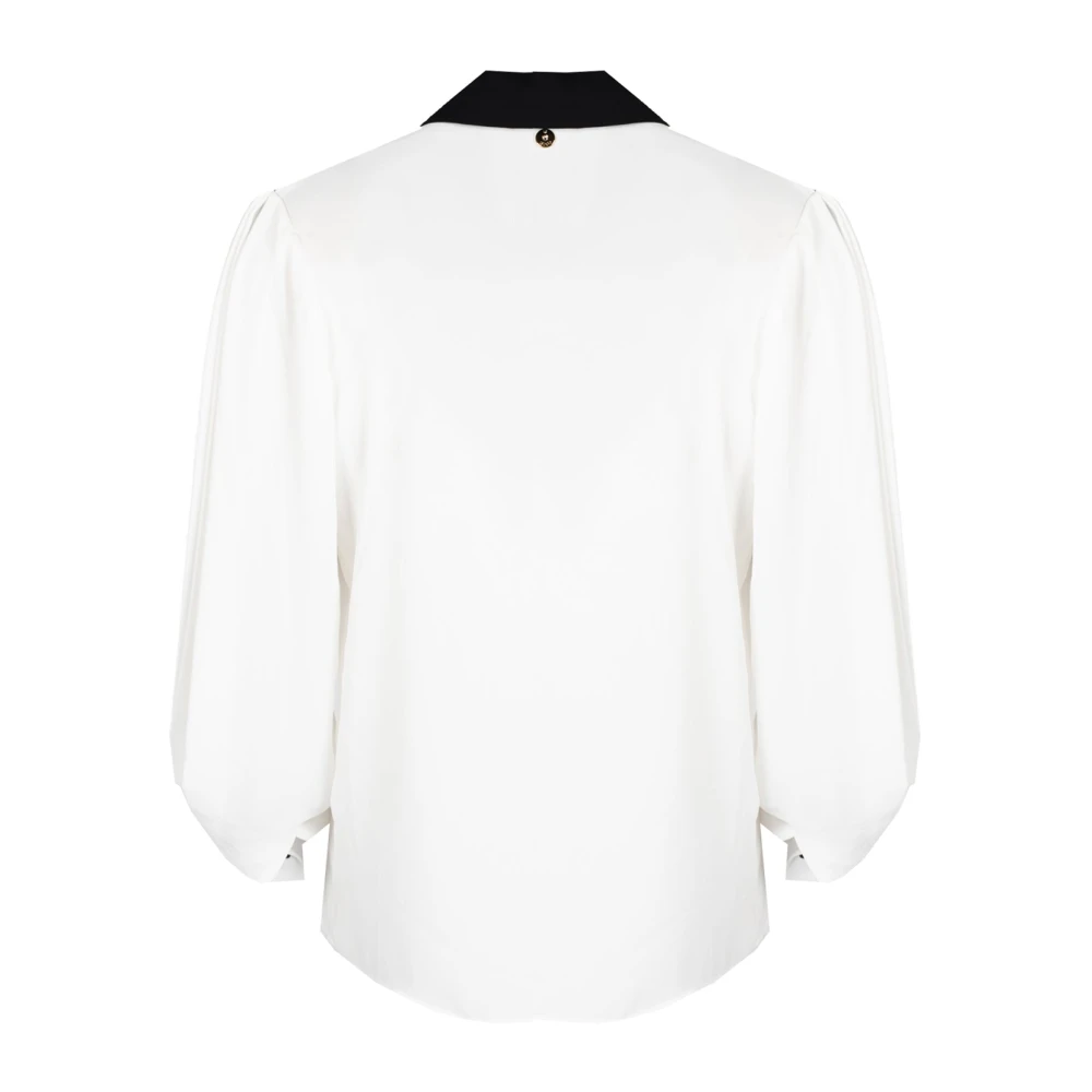 Liu Jo Elegante Blouse met Stijlvolle Kraag White Dames