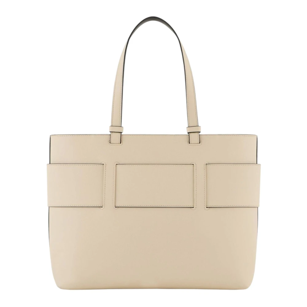 Armani Exchange Beige Rits Polyurethaan Tas Beige Dames