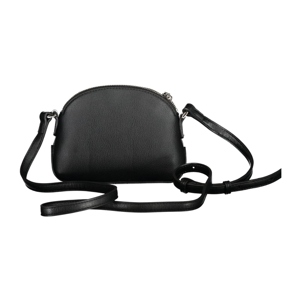 Calvin Klein Zwarte Schoudertas met Verstelbare Band Black Dames