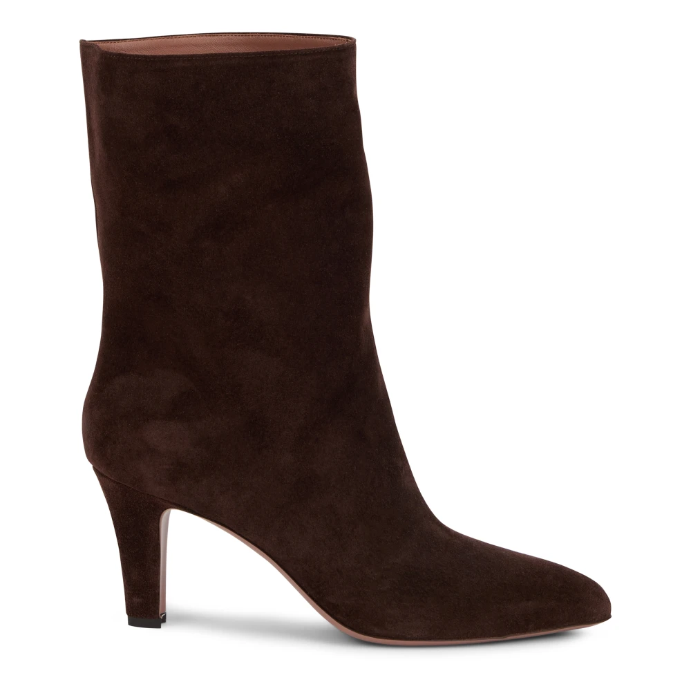 Paris Texas Brown Suede Leather Ankle Boots - EU39/US9 - Image 3