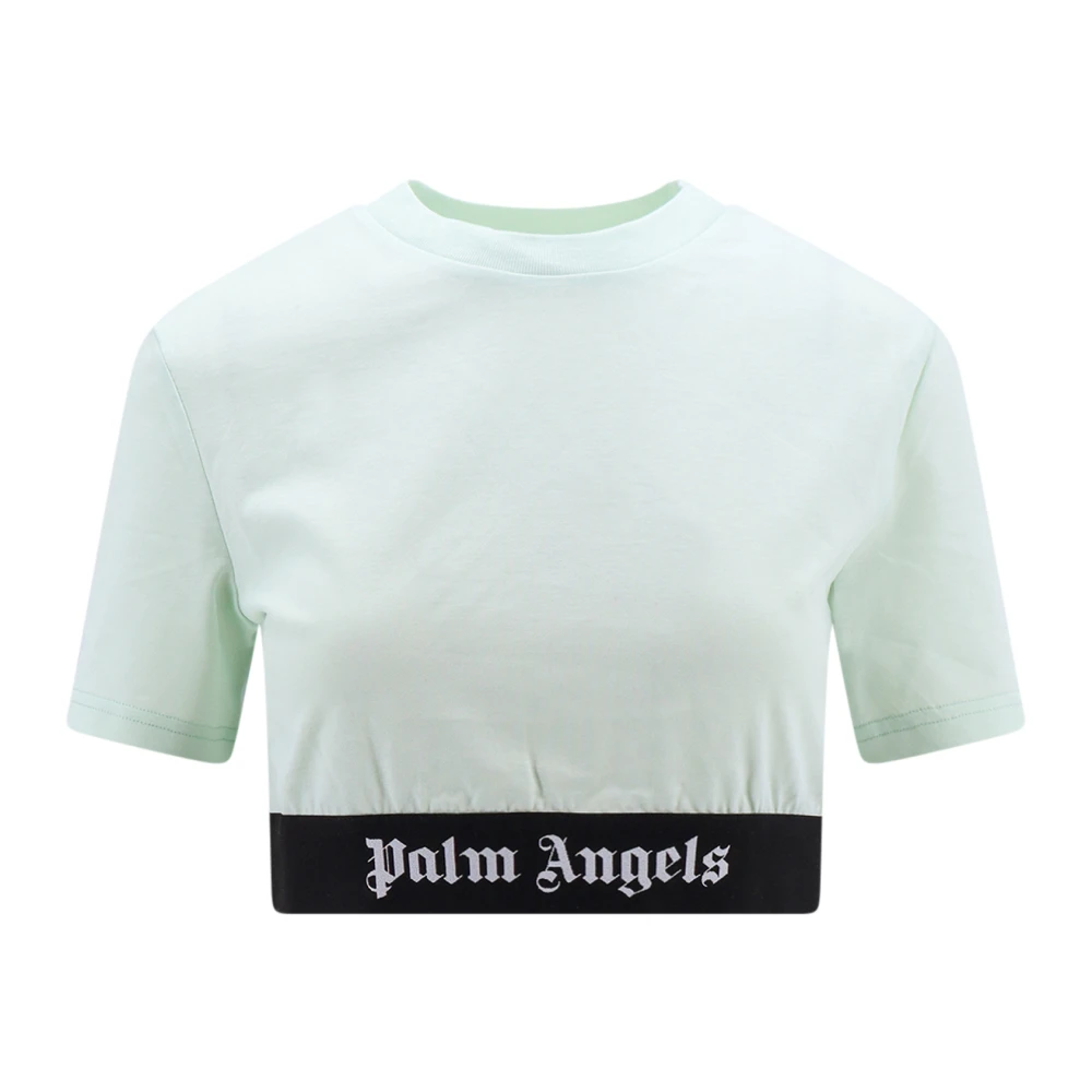 Palm Angels Groene Crew-neck Topwear Green Dames