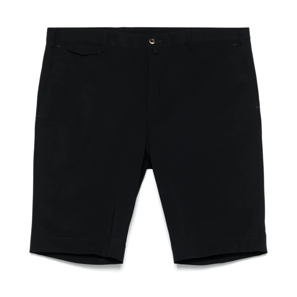 Pt Torino Men's Black Slim-Fit Chino Shorts - Casual Shorts - 3XL - Shorts