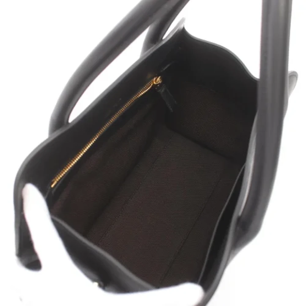Prada Vintage Pre-owned Leather prada-bags Black Dames