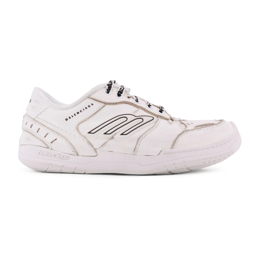 Balenciaga Women's White Sneakers, 6 Uk, Hamptons Worn-Out Sneaker