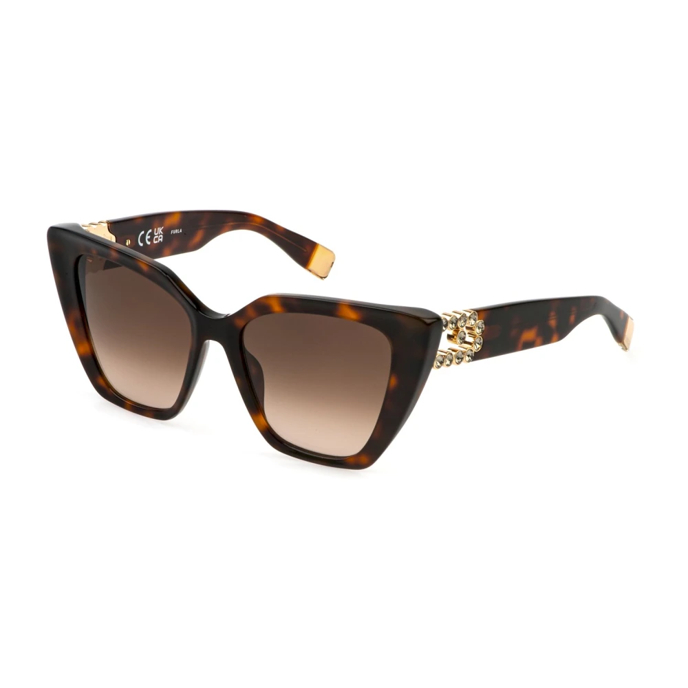 Furla Women's Brown Sunglasses, 54 Mm, Stylish Sunglasses In Blue Shade
