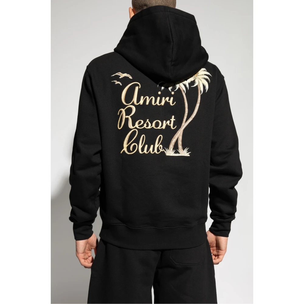 Amiri Sweatshirt met logo Black Heren