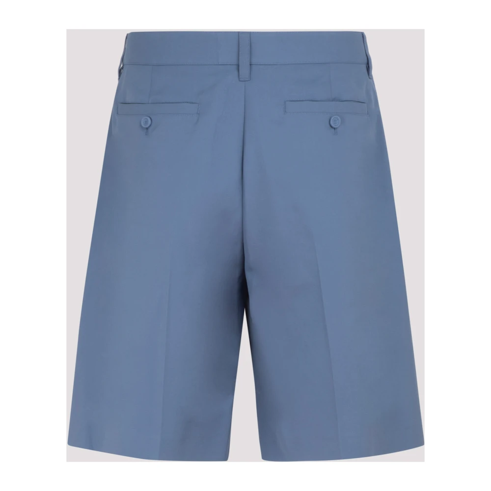 Dior Blauwe Katoenen Chino Shorts Aw23 Blue Heren