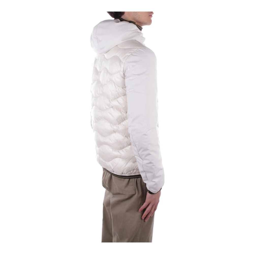 Blauer Witte hoodie met ritssluiting zakken White Heren