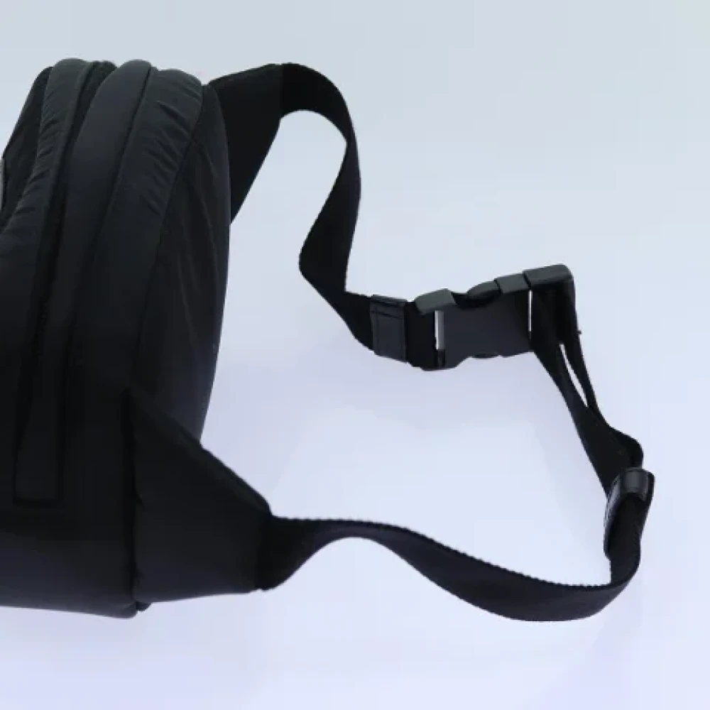 Prada Vintage Pre-owned Nylon crossbody-bags Black Dames