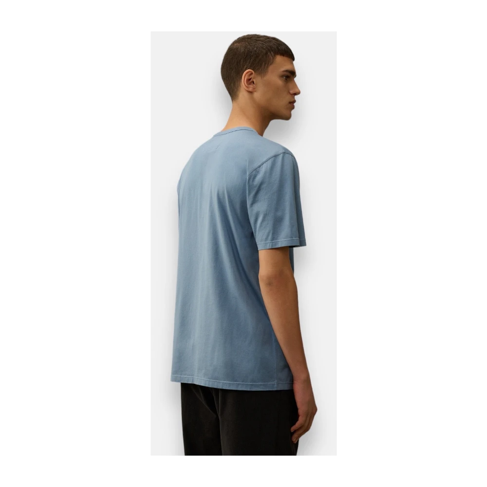 C.P. Company Flint Stone T-shirt Lichtgewicht Katoen Blue Heren