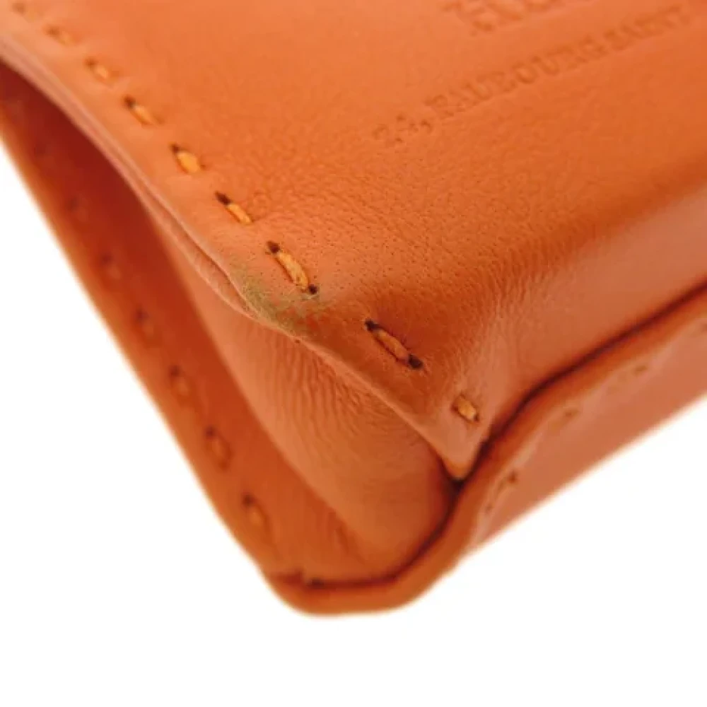 Hermès Vintage Pre-owned Fabric key-holders Orange Dames