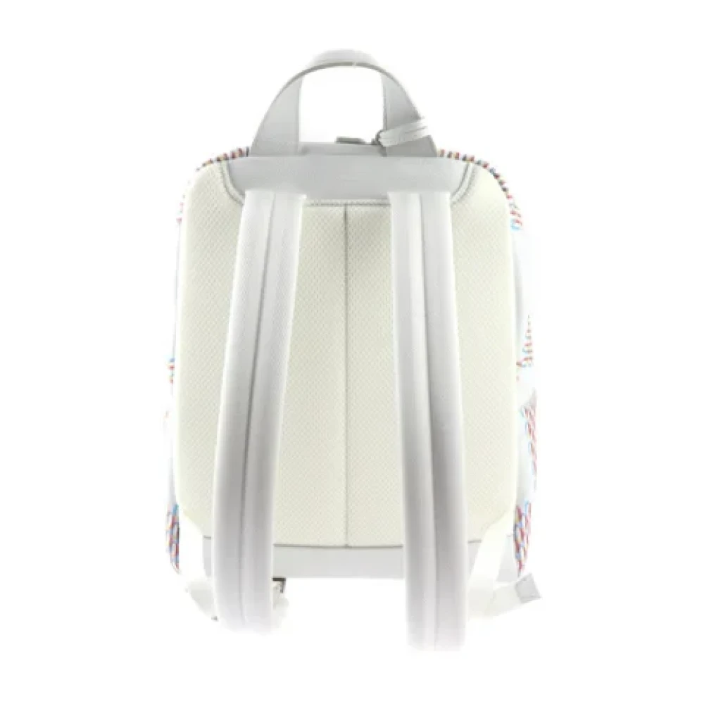 Louis Vuitton Vintage Pre-owned Leather backpacks White Dames