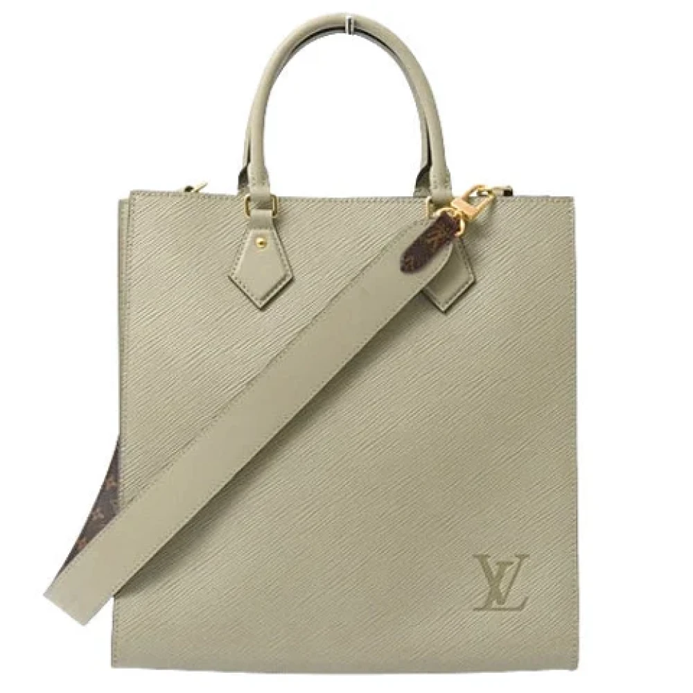 Louis Vuitton Vintage Pre-owned Leather totes Gray Dames