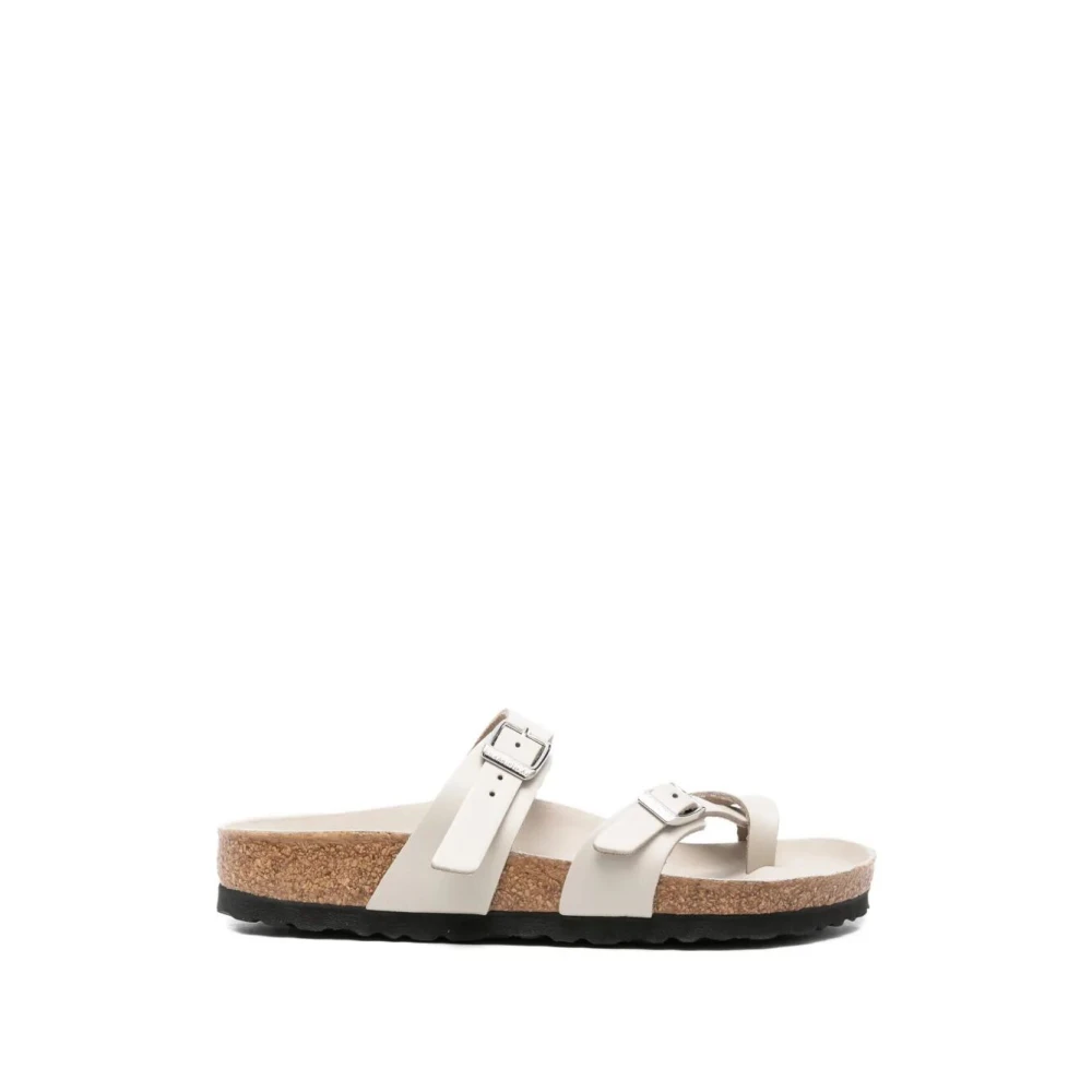 Birkenstock Women's Beige Mayari Hex - Sliders - 7 Uk - Shoes