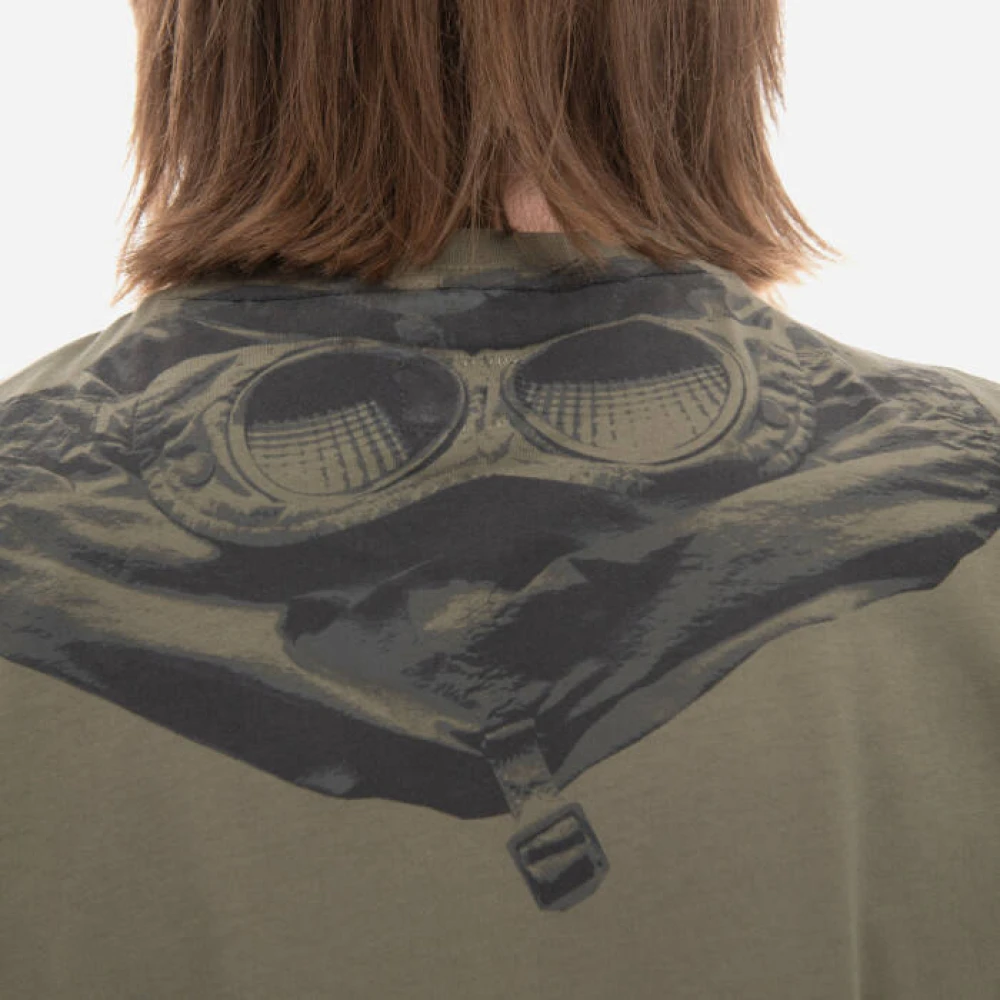 C.P. Company Heren 30 1 Jersey Goggle T-shirt Green Heren