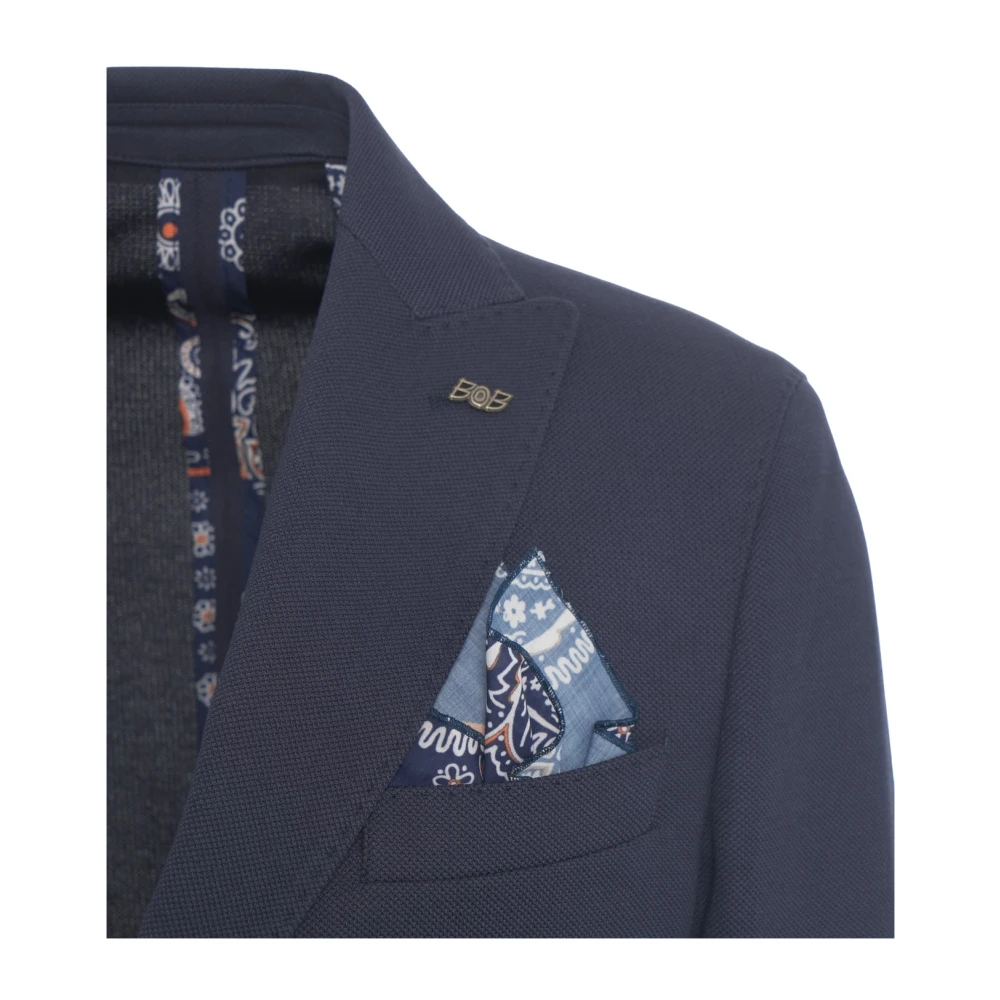 BOB Elegante Blauwe Blazer Larry Blue Heren