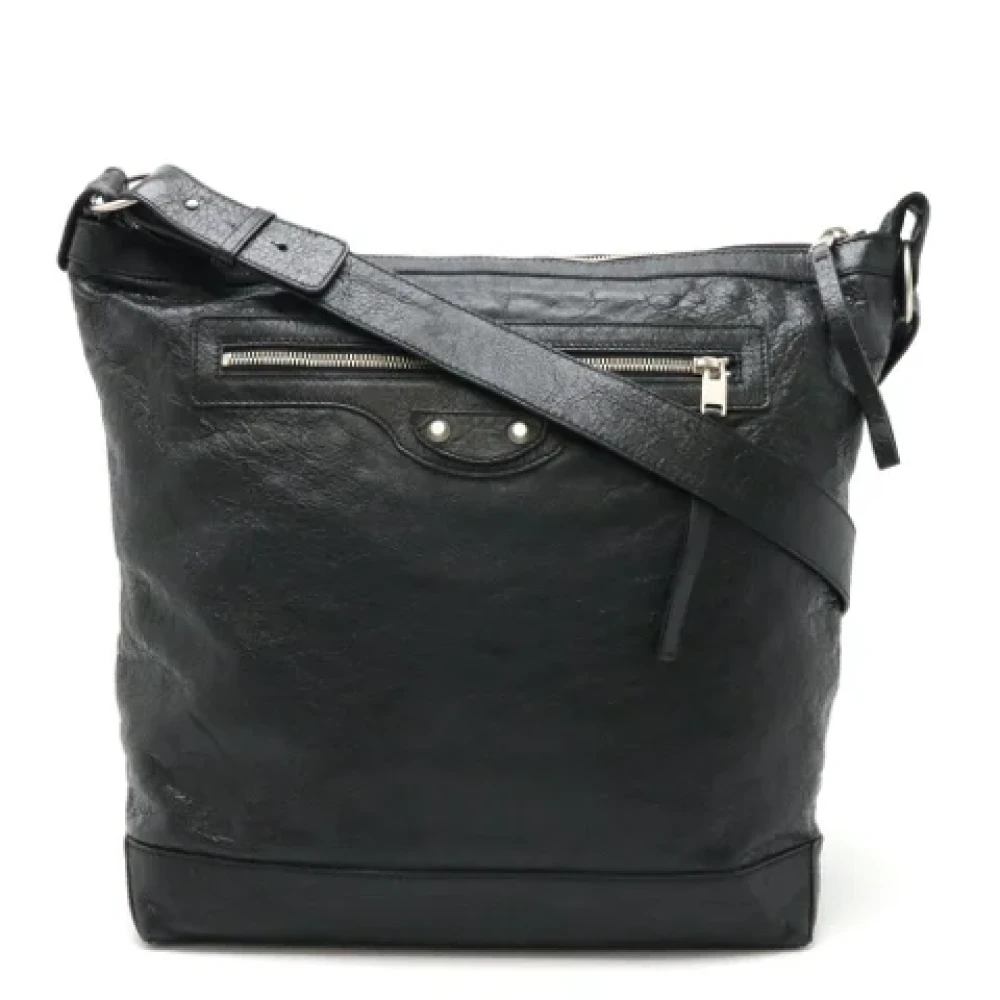Balenciaga Vintage Pre-owned Leather balenciaga-bags Black Dames