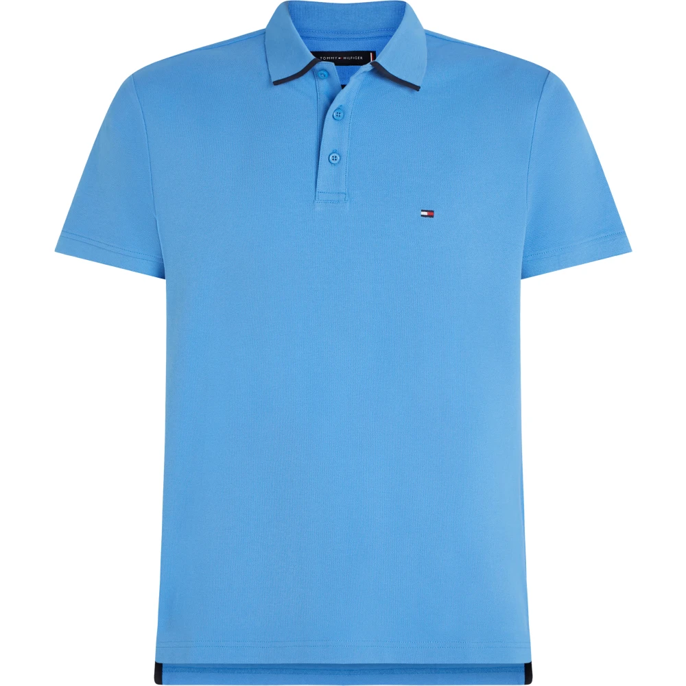 Tommy Hilfiger Heldere Blauwe T-shirts en Polos Blue Heren