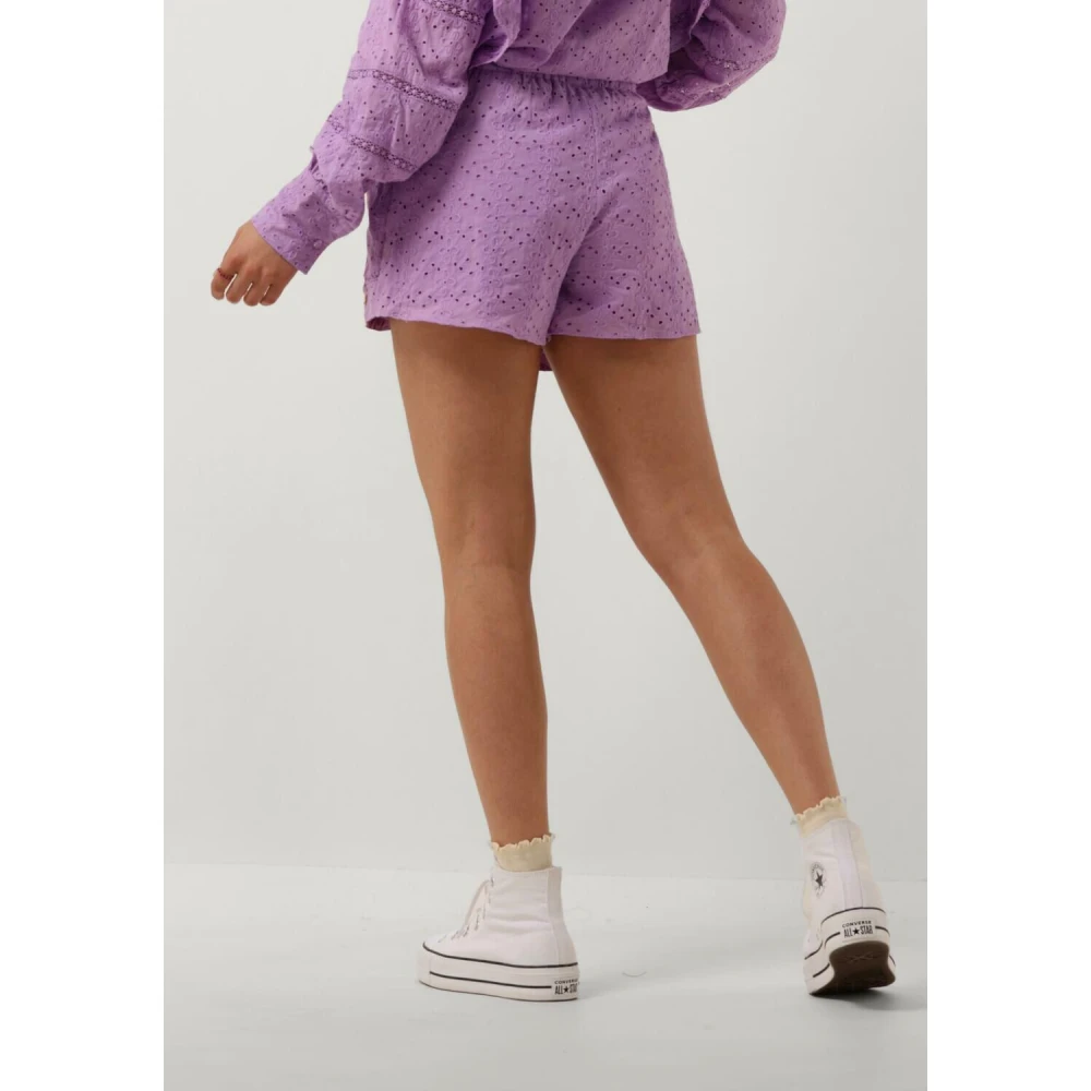 Harper & Yve Lila Jane-SH Shorts Purple Dames