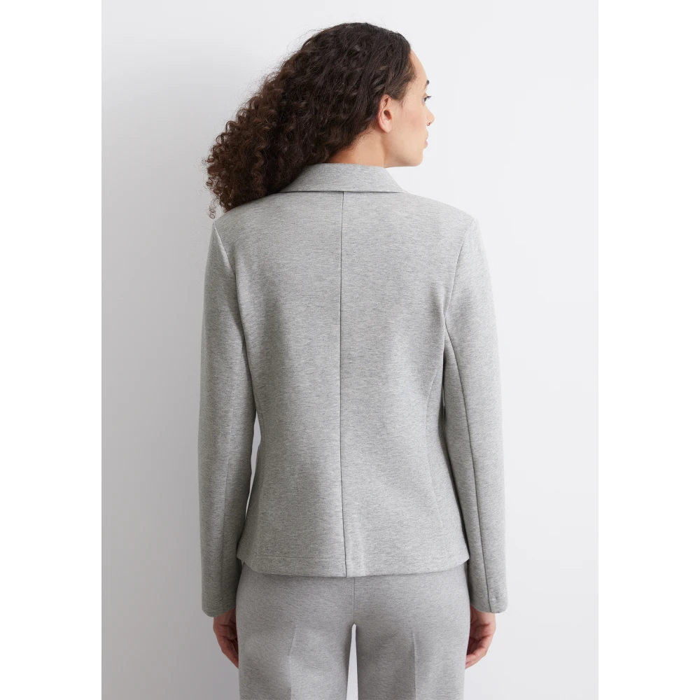 Marc O'Polo Gewone jersey blazer Gray Dames